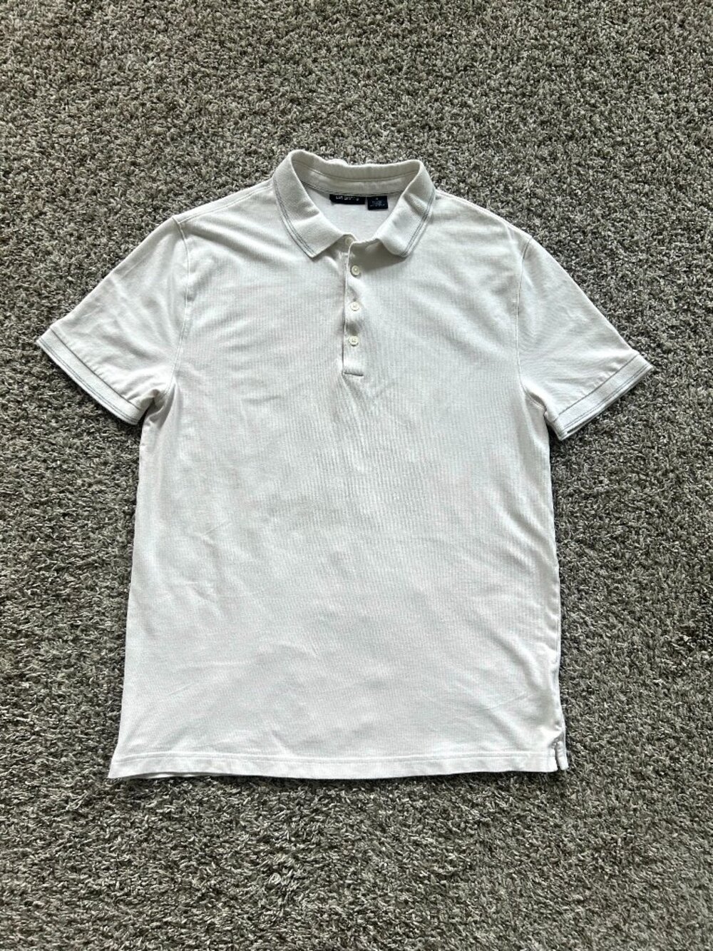 Claiborne Men's White Polo Shirt